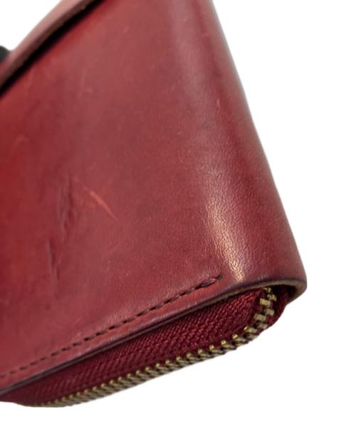 BEERBELLY（ビアベリー）BEERBELLY (ビアベリー) コンパクトウォレット ボルドーの古着・服飾アイテム