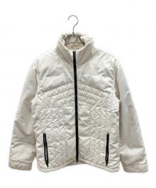 Eddie Bauer（エディーバウアー）の古着「00sダウンジャケット PREMIUM GOOSE DOWN 緑タグ 古着」｜ホワイト