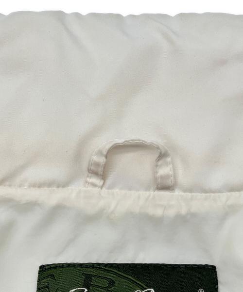 Eddie Bauer（エディーバウアー）Eddie Bauer (エディーバウアー) 00sダウンジャケット PREMIUM GOOSE DOWN 緑タグ 古着 ホワイト サイズ:Ｍの古着・服飾アイテム