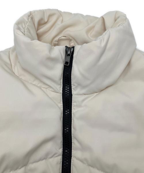 Eddie Bauer（エディーバウアー）Eddie Bauer (エディーバウアー) 00sダウンジャケット PREMIUM GOOSE DOWN 緑タグ 古着 ホワイト サイズ:Ｍの古着・服飾アイテム