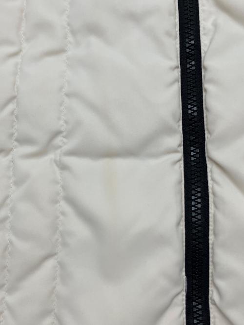 Eddie Bauer（エディーバウアー）Eddie Bauer (エディーバウアー) 00sダウンジャケット PREMIUM GOOSE DOWN 緑タグ 古着 ホワイト サイズ:Ｍの古着・服飾アイテム