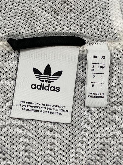 adidas（アディダス）adidas (アディダス) フーデッドジャケット ブラック×ホワイト サイズ:Ｍの古着・服飾アイテム