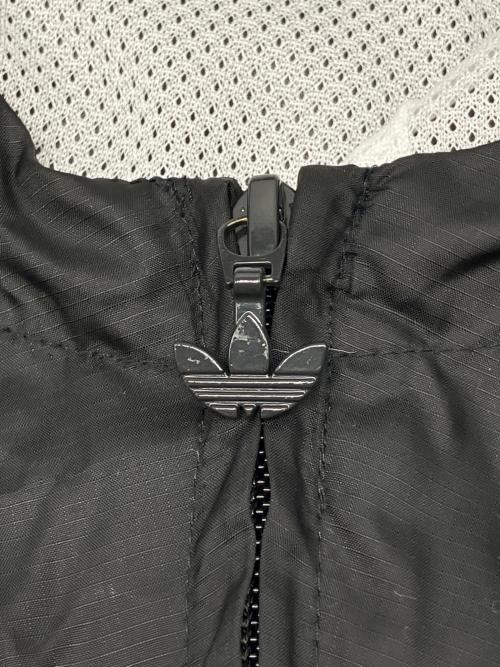 adidas（アディダス）adidas (アディダス) フーデッドジャケット ブラック×ホワイト サイズ:Ｍの古着・服飾アイテム