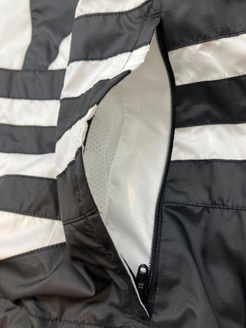 adidas（アディダス）adidas (アディダス) フーデッドジャケット ブラック×ホワイト サイズ:Ｍの古着・服飾アイテム