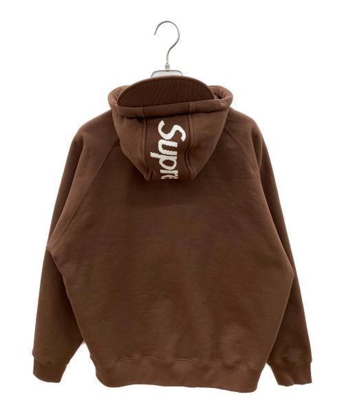 SUPREME（シュプリーム）SUPREME (シュプリーム) Brim Zip Up Hooded Sweatshirt　22AW ブラウン サイズ:Sの古着・服飾アイテム