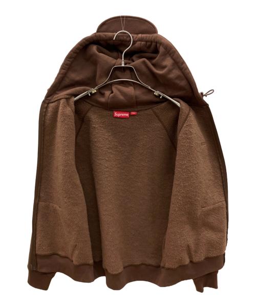 SUPREME（シュプリーム）SUPREME (シュプリーム) Brim Zip Up Hooded Sweatshirt　22AW ブラウン サイズ:Sの古着・服飾アイテム