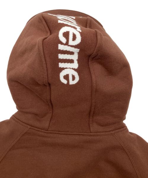 SUPREME（シュプリーム）SUPREME (シュプリーム) Brim Zip Up Hooded Sweatshirt　22AW ブラウン サイズ:Sの古着・服飾アイテム