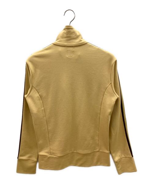 adidas（アディダス）adidas (アディダス) 80sトラックジャケット 銀タグ 万国旗タグ 古着 ベージュ×ブラウン サイズ:Lの古着・服飾アイテム