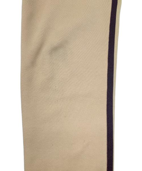 adidas（アディダス）adidas (アディダス) 80sトラックジャケット 銀タグ 万国旗タグ 古着 ベージュ×ブラウン サイズ:Lの古着・服飾アイテム