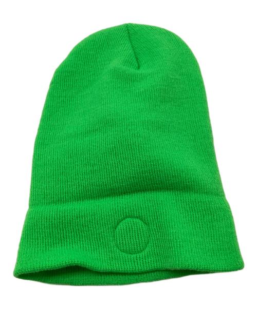 HUMAN MADE（ヒューマンメイド）HUMAN MADE (ヒューマンメイド) ニット帽 黄緑の古着・服飾アイテム