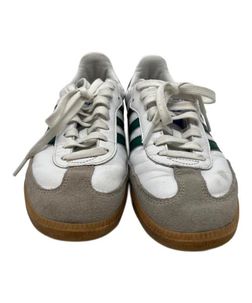 adidas（アディダス）adidas (アディダス) スニーカー ホワイト×グリーン サイズ:26の古着・服飾アイテム