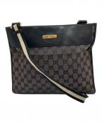 GUCCIグッチ）の古着「GG　ショルダーバッグ」｜ブラック