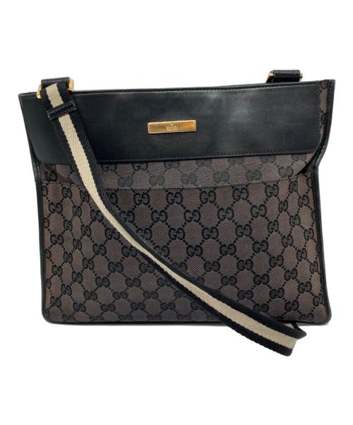 GUCCI（グッチ）GUCCI (グッチ) GG　ショルダーバッグ ブラックの古着・服飾アイテム