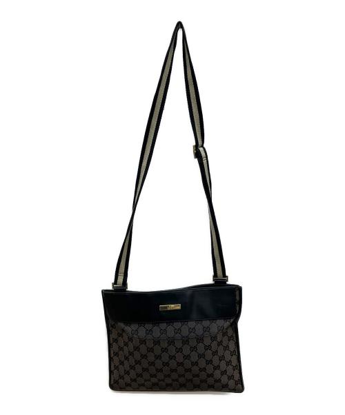GUCCI（グッチ）GUCCI (グッチ) GG　ショルダーバッグ ブラックの古着・服飾アイテム