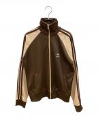 adidasアディダス）の古着「90sトラックジャケット　古着」｜ブラウン×ベージュ