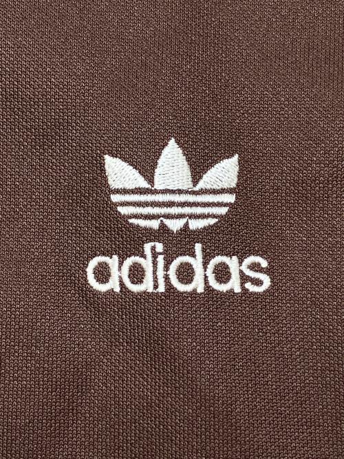 adidas（アディダス）adidas (アディダス) 90sトラックジャケット　古着 ブラウン×ベージュ サイズ:Ｍの古着・服飾アイテム