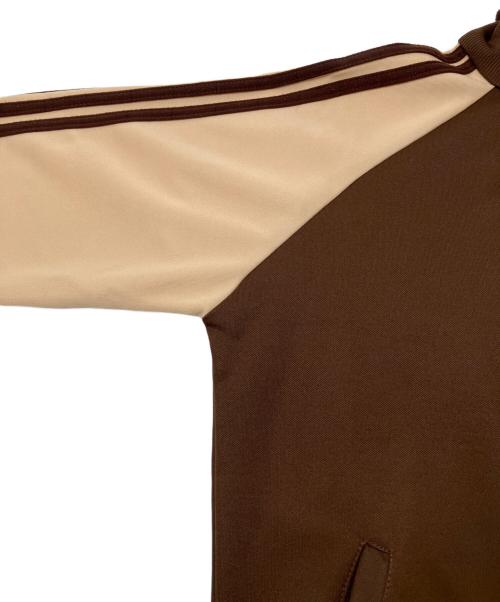 adidas（アディダス）adidas (アディダス) 90sトラックジャケット　古着 ブラウン×ベージュ サイズ:Ｍの古着・服飾アイテム