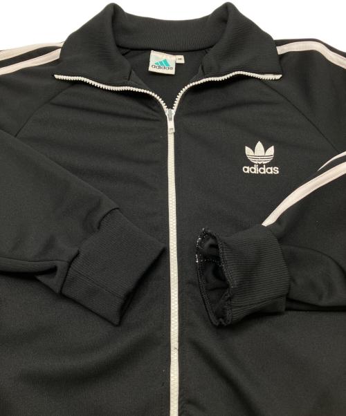 adidas（アディダス）adidas (アディダス) 90sトラックジャケット　古着 ブラック サイズ:Ｍの古着・服飾アイテム