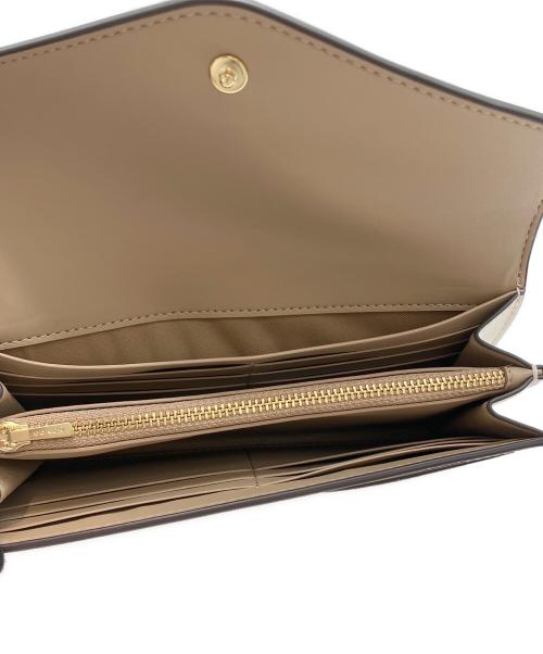COACH（コーチ）COACH (コーチ) エンベロープ・ウォレット フローラルプリント長財布 アイボリーの古着・服飾アイテム
