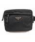 PRADA (プラダ) ウエストバッグ ブラック：40000円