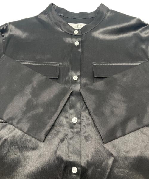 icB（アイシービー）icB (アイシービー) 長袖ワンピース ブラック サイズ:40 未使用品の古着・服飾アイテム