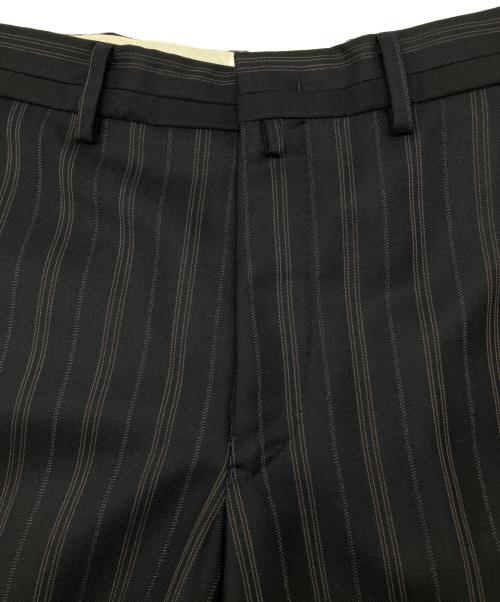 Savile Clifford（サヴィル・クリフォード）Savile Clifford (サヴィル・クリフォード) セットアップスーツ　ストライプ ダークグレー×ピンク サイズ:Ｍの古着・服飾アイテム