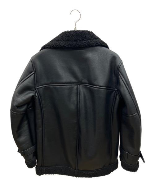 EMODA（エモダ）EMODA (エモダ) フェイクレザージャケット ブラック サイズ:Ｆ 未使用品の古着・服飾アイテム