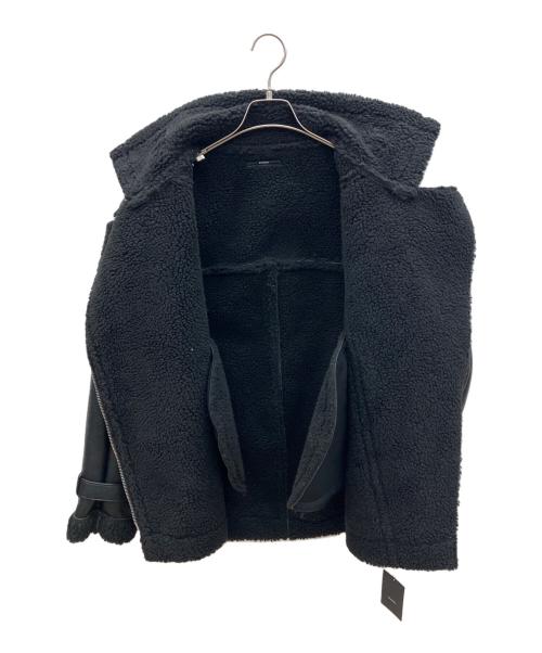 EMODA（エモダ）EMODA (エモダ) フェイクレザージャケット ブラック サイズ:Ｆ 未使用品の古着・服飾アイテム