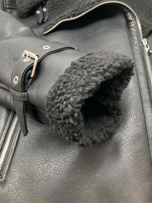 EMODA（エモダ）EMODA (エモダ) フェイクレザージャケット ブラック サイズ:Ｆ 未使用品の古着・服飾アイテム