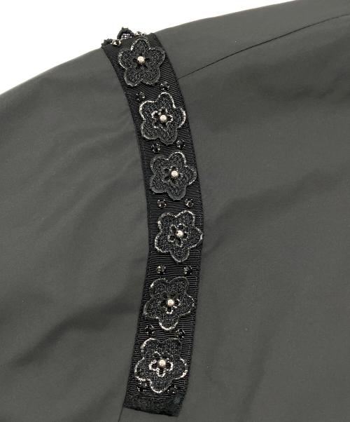 Rene（ルネ）Rene (ルネ) フーデッドジャケット ダークグレー サイズ:36の古着・服飾アイテム