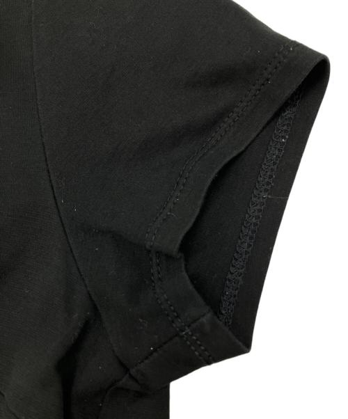 BORDERS at BALCONY（ボーダーズアットバルコニー）BORDERS at BALCONY (ボーダーズアットバルコニー) チュニック ブラック×ホワイト サイズ:36の古着・服飾アイテム