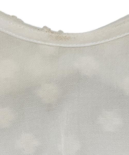 yori shirocon（ヨリ シロコン）yori shirocon (ヨリ シロコン) フローラドットブラウス ホワイト サイズ:38の古着・服飾アイテム