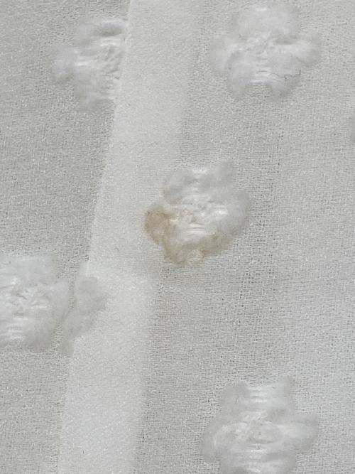 yori shirocon（ヨリ シロコン）yori shirocon (ヨリ シロコン) フローラドットブラウス ホワイト サイズ:38の古着・服飾アイテム