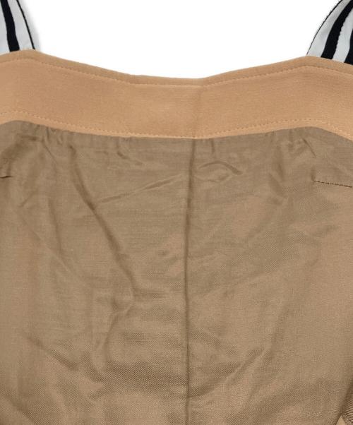 BORDERS at BALCONY（ボーダーズアットバルコニー）BORDERS at BALCONY (ボーダーズアットバルコニー) ノースリーブワンピース ベージュ サイズ:36の古着・服飾アイテム