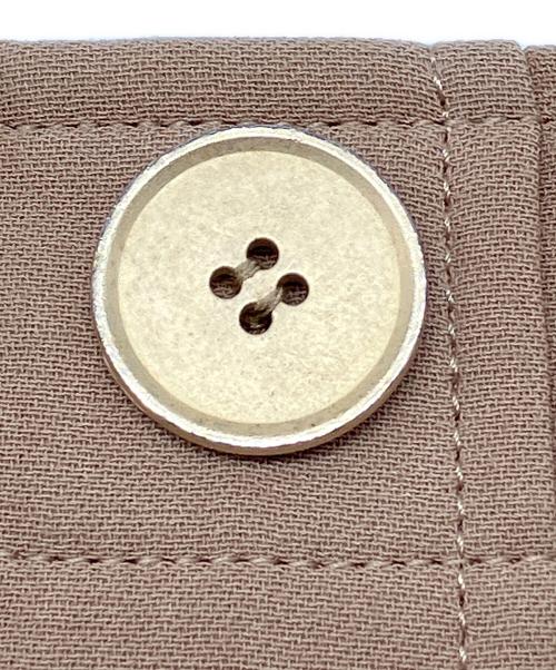 BORDERS at BALCONY（ボーダーズアットバルコニー）BORDERS at BALCONY (ボーダーズアットバルコニー) ノースリーブワンピース ベージュ サイズ:36の古着・服飾アイテム