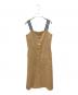 BORDERS at BALCONY（ボーダーズアットバルコニー）の古着「ノースリーブワンピース」｜ベージュ