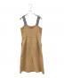 BORDERS at BALCONY (ボーダーズアットバルコニー) ノースリーブワンピース ベージュ サイズ:36：6000円