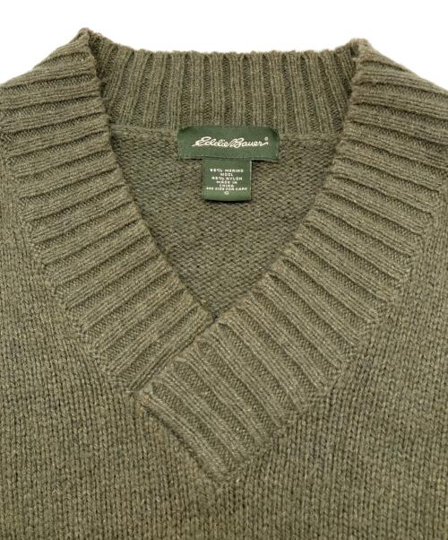 Eddie Bauer（エディーバウアー）Eddie Bauer (エディーバウアー) 00's厚手ニット　古着 グリーン サイズ:Sの古着・服飾アイテム