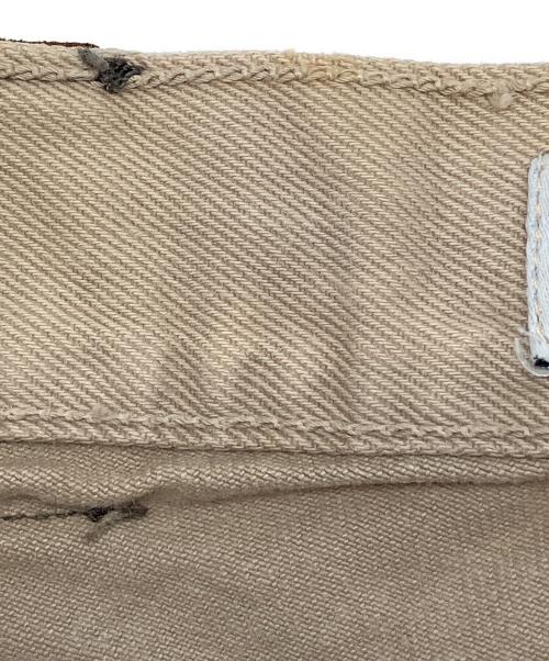 Calvin Klein Jeans（カルバンクラインジーンズ）Calvin Klein Jeans (カルバンクラインジーンズ) 90sデニムバギーパンツ　古着 ベージュ サイズ:28の古着・服飾アイテム