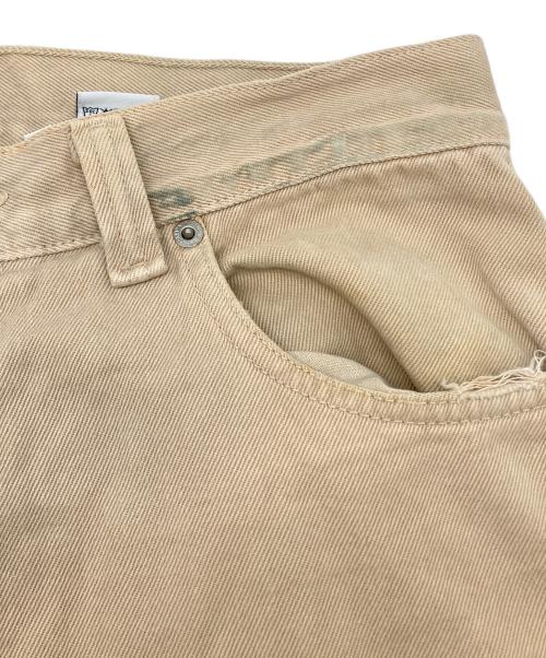 Calvin Klein Jeans（カルバンクラインジーンズ）Calvin Klein Jeans (カルバンクラインジーンズ) 90sデニムバギーパンツ　古着 ベージュ サイズ:28の古着・服飾アイテム