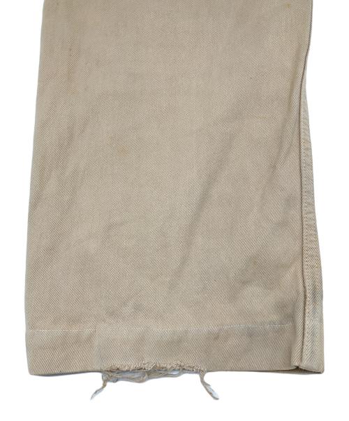 Calvin Klein Jeans（カルバンクラインジーンズ）Calvin Klein Jeans (カルバンクラインジーンズ) 90sデニムバギーパンツ　古着 ベージュ サイズ:28の古着・服飾アイテム