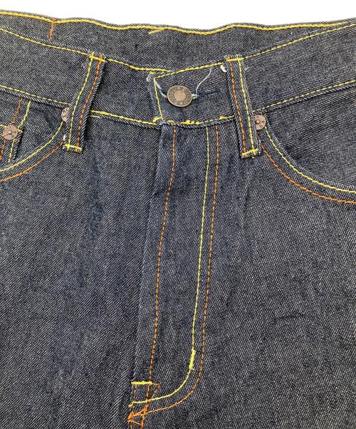 EVISU（エヴィス）EVISU (エヴィス) カモメ刺繍デニムハーフパンツ インディゴ サイズ:W30の古着・服飾アイテム