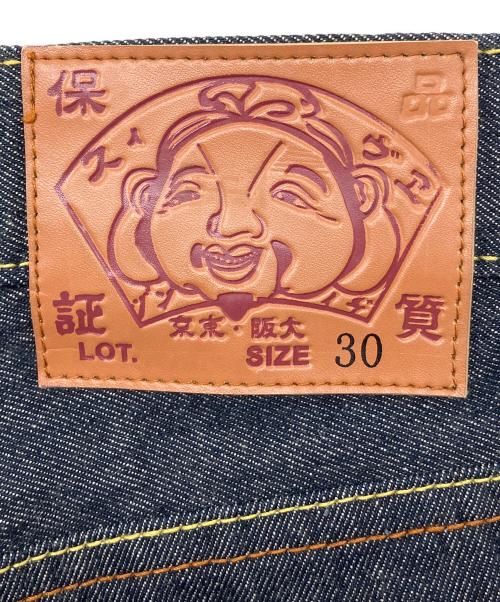 EVISU（エヴィス）EVISU (エヴィス) カモメ刺繍デニムハーフパンツ インディゴ サイズ:W30の古着・服飾アイテム