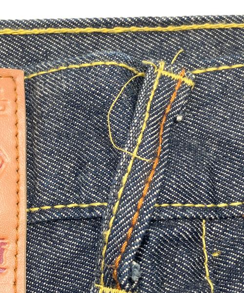 EVISU（エヴィス）EVISU (エヴィス) カモメ刺繍デニムハーフパンツ インディゴ サイズ:W30の古着・服飾アイテム