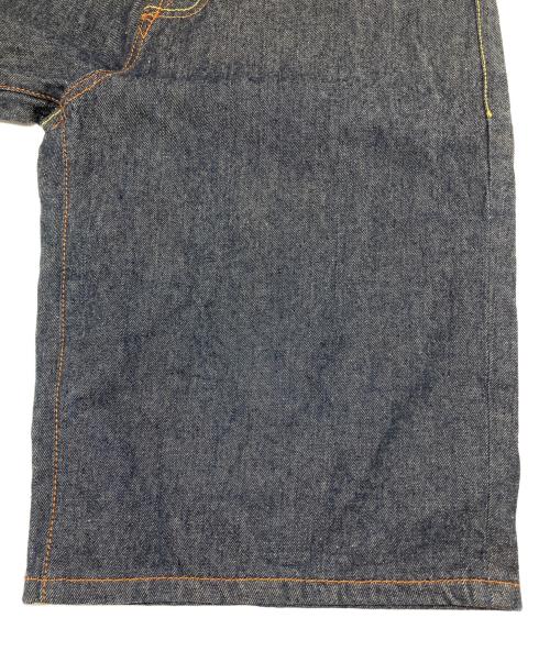 EVISU（エヴィス）EVISU (エヴィス) カモメ刺繍デニムハーフパンツ インディゴ サイズ:W30の古着・服飾アイテム
