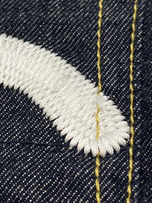 EVISU（エヴィス）EVISU (エヴィス) カモメ刺繍デニムハーフパンツ インディゴ サイズ:W30の古着・服飾アイテム