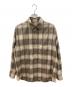 AURALEE（オーラリー）の古着「長袖シャツ　SUPER LIGHT WOOL CHECK SHIRT」｜ブラウン