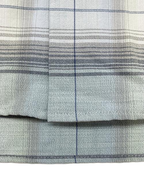 AURALEE（オーラリー）AURALEE (オーラリー) 長袖シャツ　SUPER LIGHT WOOL CHECK SHIRT ブルー サイズ:3の古着・服飾アイテム