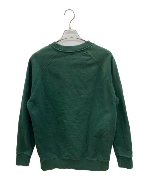 maison kitsune（メゾンキツネ）maison kitsune (メゾンキツネ) スウェット グリーン サイズ:XLの古着・服飾アイテム
