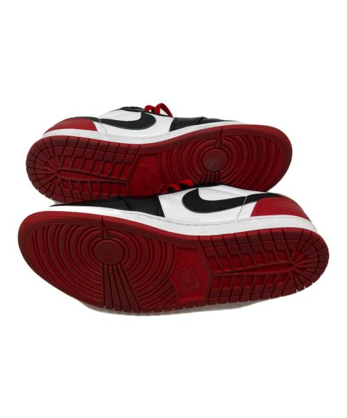 NIKE（ナイキ）NIKE (ナイキ) エアジョーダン1 レトロ ロー OG 'ブラック トゥ' ブラック×ホワイト×レッド サイズ:26.5の古着・服飾アイテム